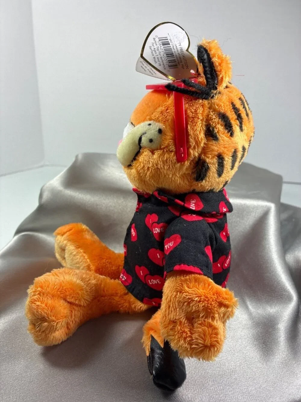 2005 TY Garfield Happy Valentine's Day Beanie Baby Plush 9